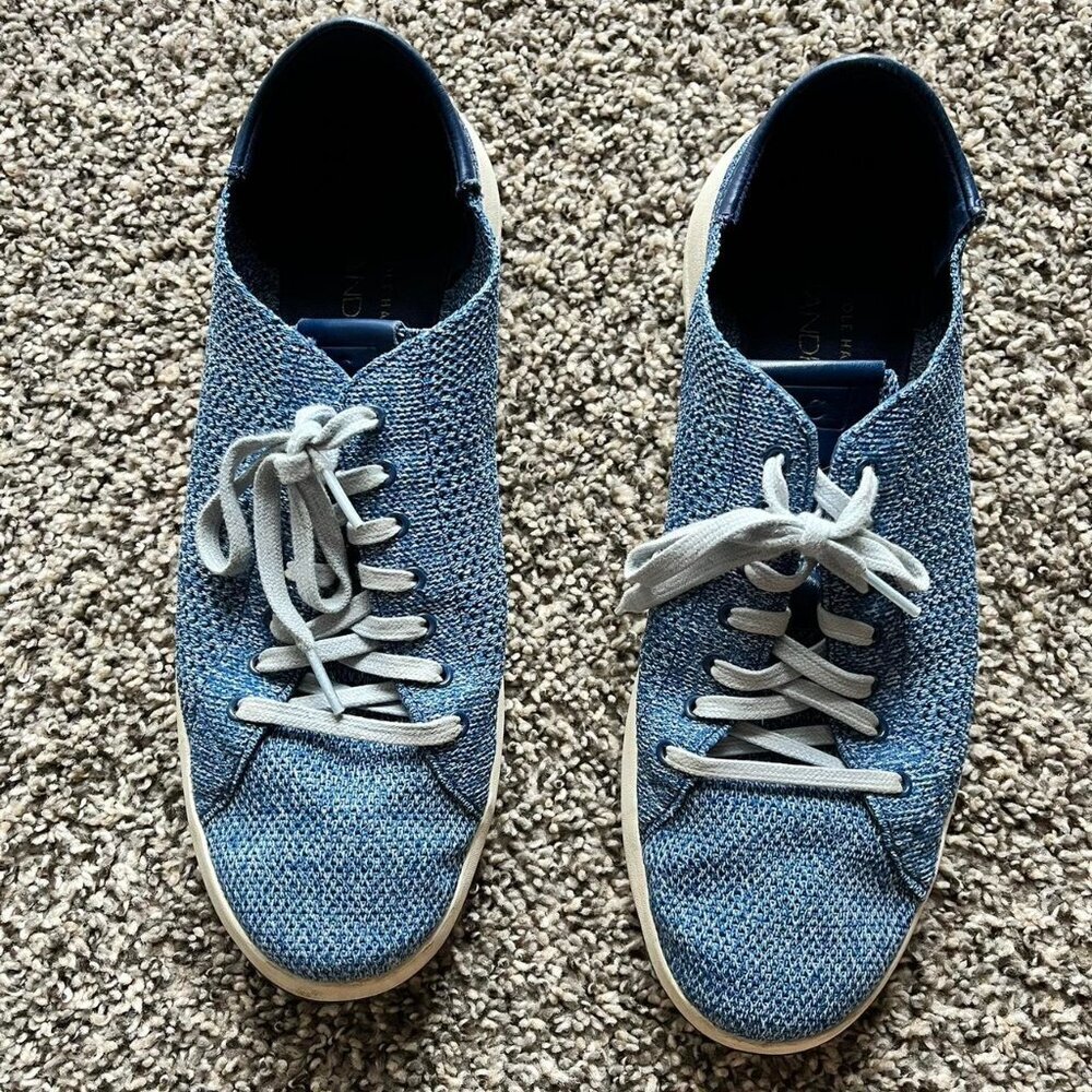 Cole Haan GrandPro Knit Men’s Sneakers – Light Blue Size 11 Casual Comfort - Picture 1 of 6